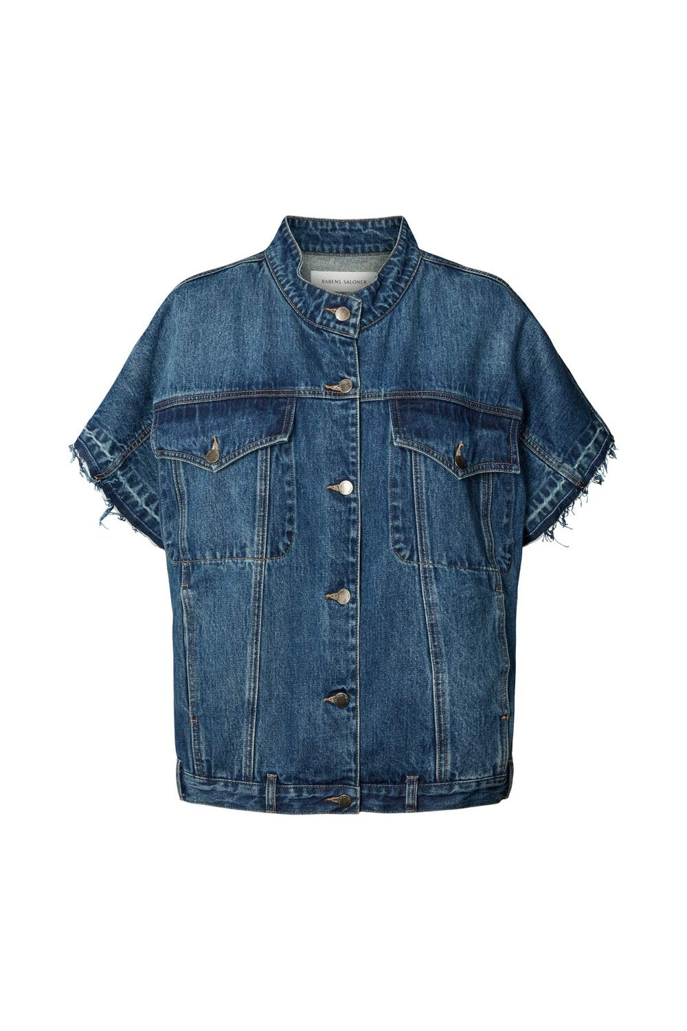 Mir denimvest - Washed Indigo